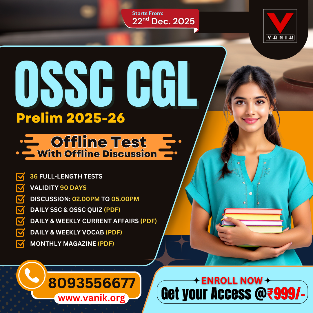 VANIK | Best Institute in Odisha | Coaching for UPSC, OPSC, BANKING ...